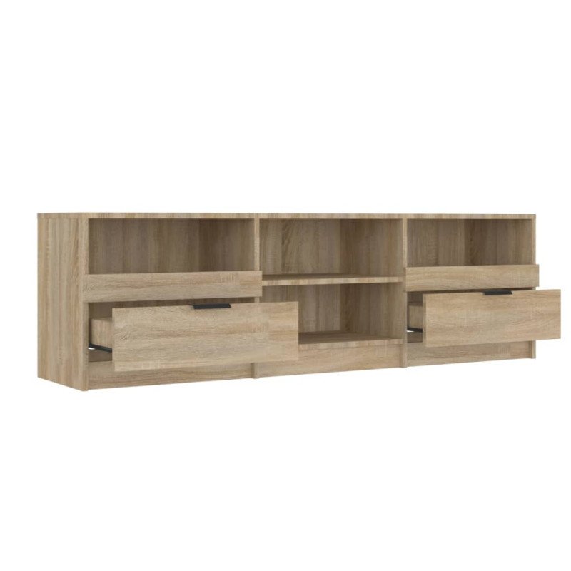 vidaXL TV skrinka dub sonoma 150x33,5x45 cm spracované drevo