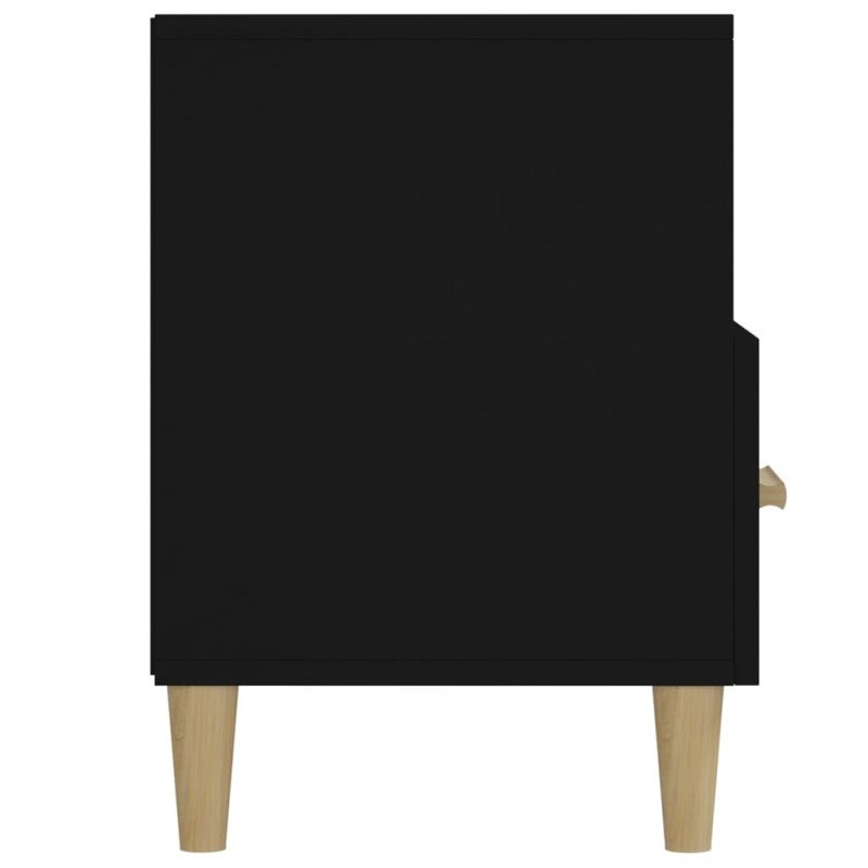 vidaXL TV stolík čierny 102x36x50 cm spracované drevo