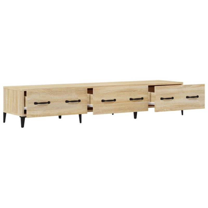 vidaXL TV skrinka vo farbe dubu sonoma 150x34,5x30 cm spracované drevo