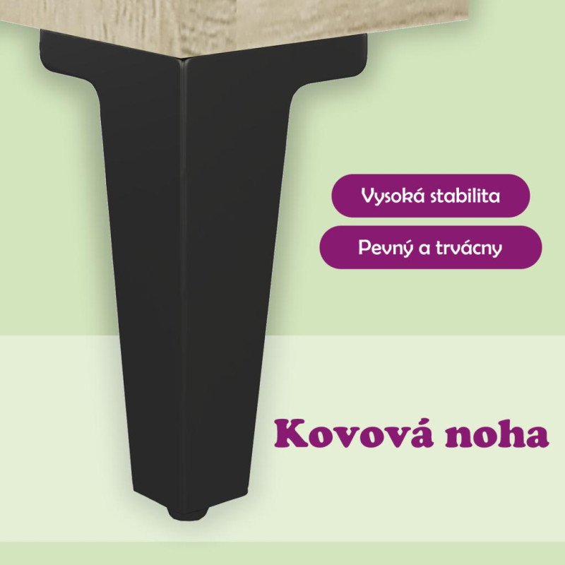 vidaXL TV skrinka vo farbe dubu sonoma 150x34,5x30 cm spracované drevo
