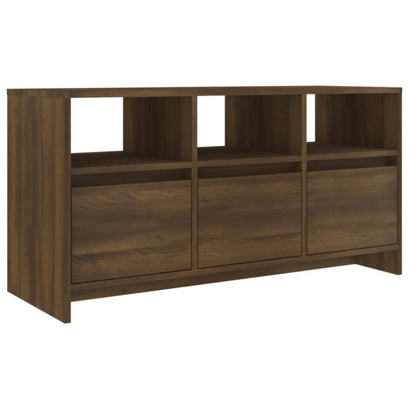 vidaXL TV skrinka hnedý dub 102x37,5x52,5 cm drevotrieska