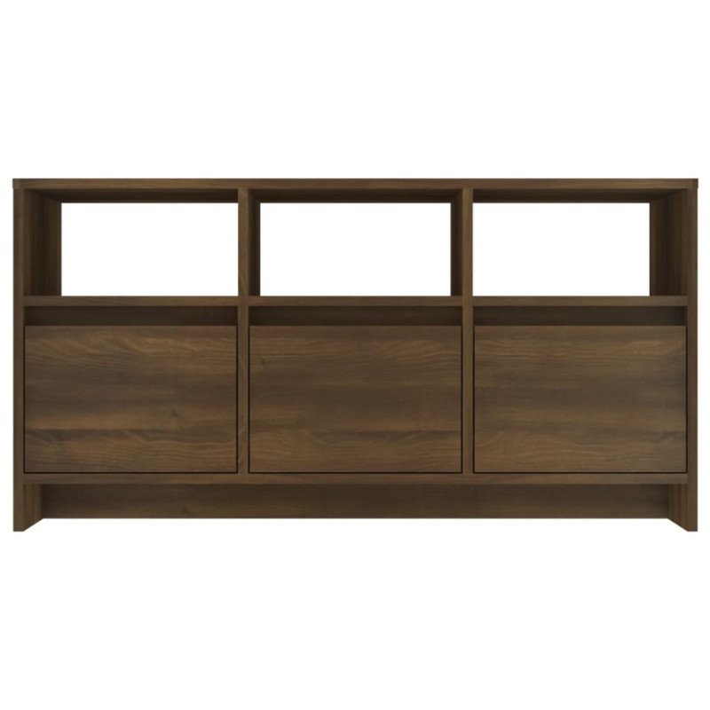 vidaXL TV skrinka hnedý dub 102x37,5x52,5 cm drevotrieska