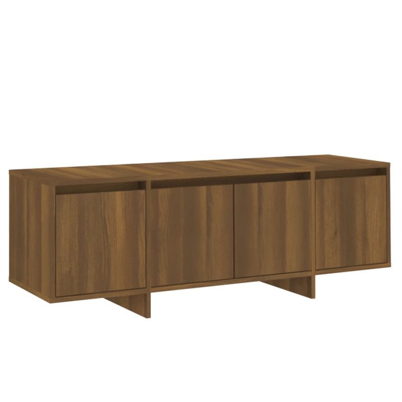 vidaXL TV skrinka hnedý dub 120x30x40,5 cm drevotrieska