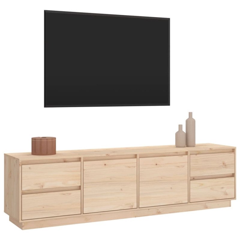 vidaXL TV skrinka 176x37x47,5 cm masívna borovica