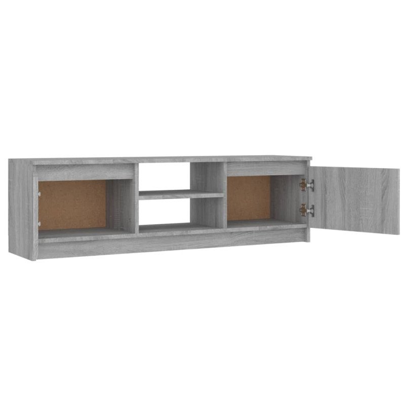 vidaXL TV skrinka sivý dub sonoma 120x30x35,5 cm spracované drevo