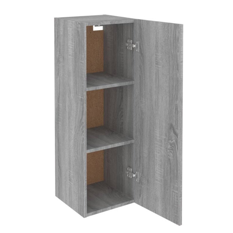 vidaXL TV skrinka sivý dub sonoma 30,5x30x90 cm spracované drevo