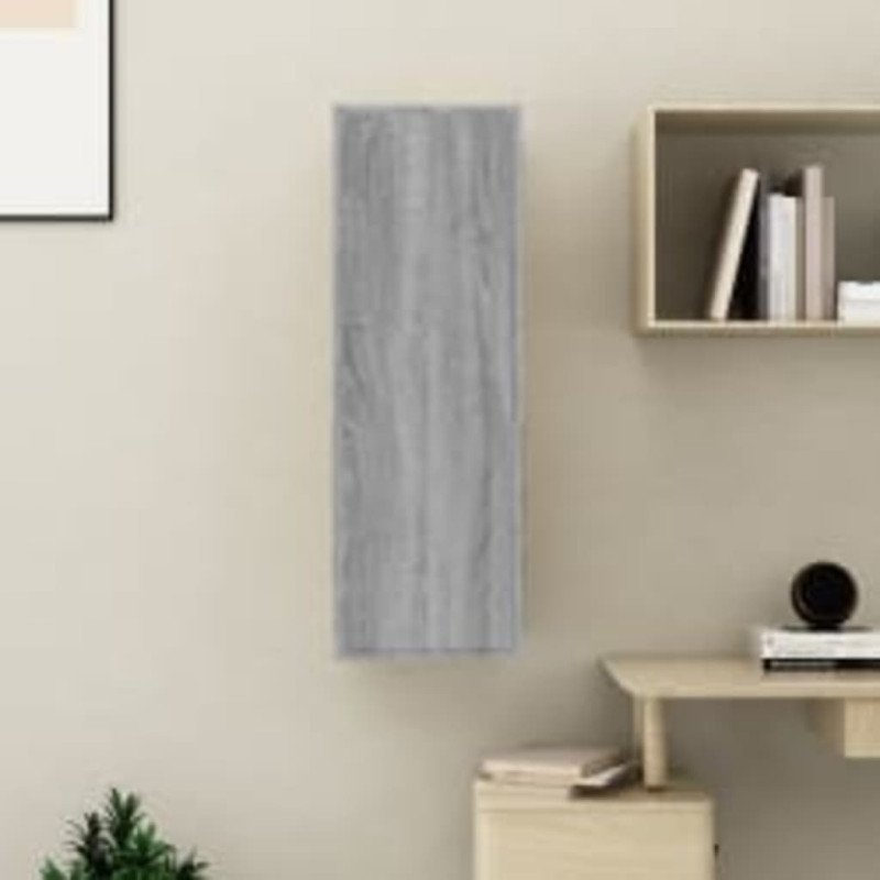 vidaXL TV skrinka sivý dub sonoma 30,5x30x90 cm spracované drevo