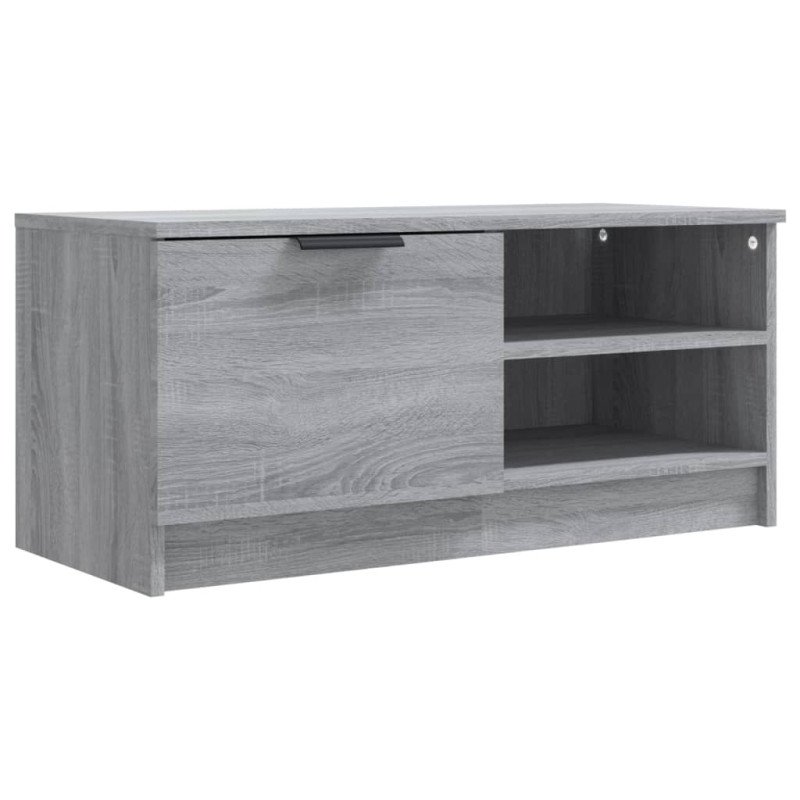 vidaXL TV skrinka sivý dub sonoma 80x35x36,5 cm spracované drevo