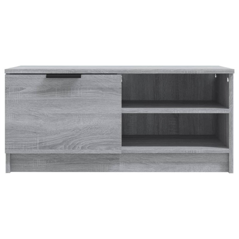vidaXL TV skrinka sivý dub sonoma 80x35x36,5 cm spracované drevo