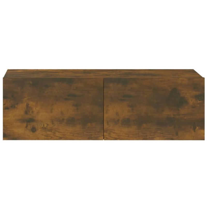 vidaXL TV stolíky 2 ks údený dub 100x30x30 cm spracované drevo