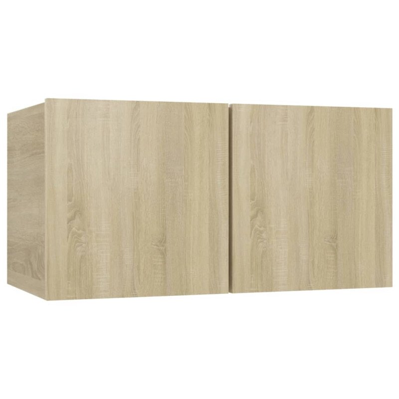 vidaXL TV skrinky 4 ks dub sonoma 60x30x30 cm drevotrieska