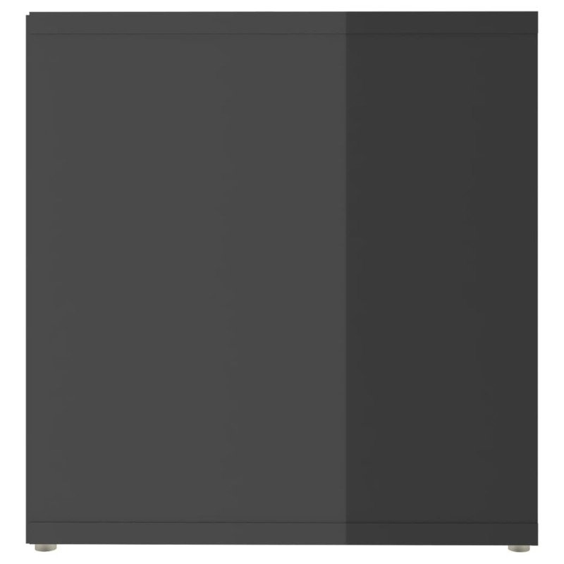 vidaXL TV skrinky 2 ks lesklé sivé 72,5x35x36,5 cm drevotrieska