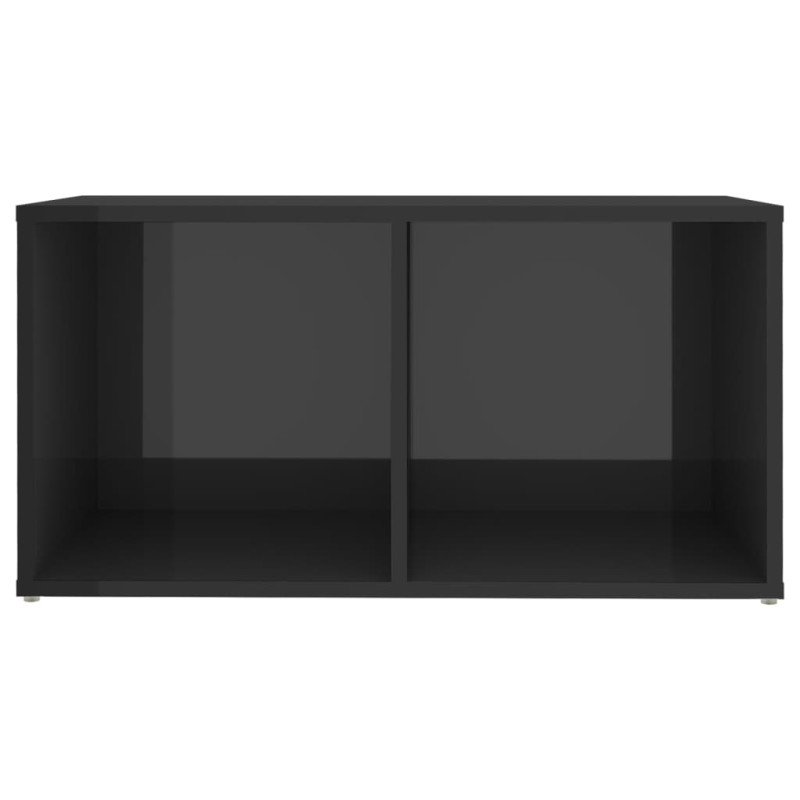 vidaXL TV skrinky 4 ks lesklé sivé 72x35x36,5 cm drevotrieska