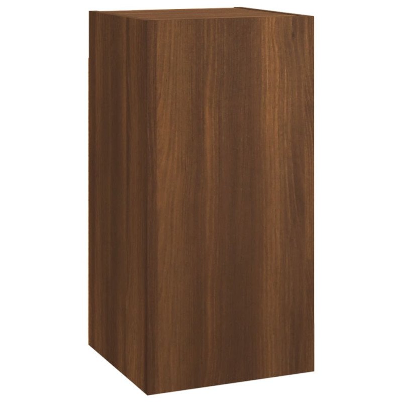 vidaXL TV skrinky 7 ks hnedý dub 30,5x30x60 cm spracované drevo