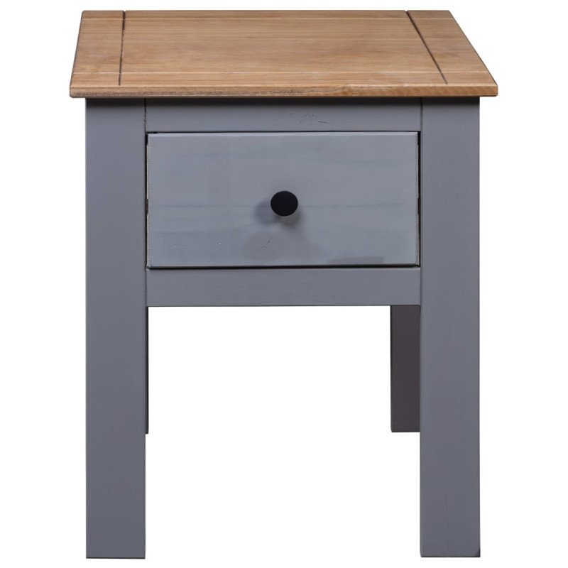 vidaXL Nočný stolík sivý 46x40x57 cm borovica Panama Range