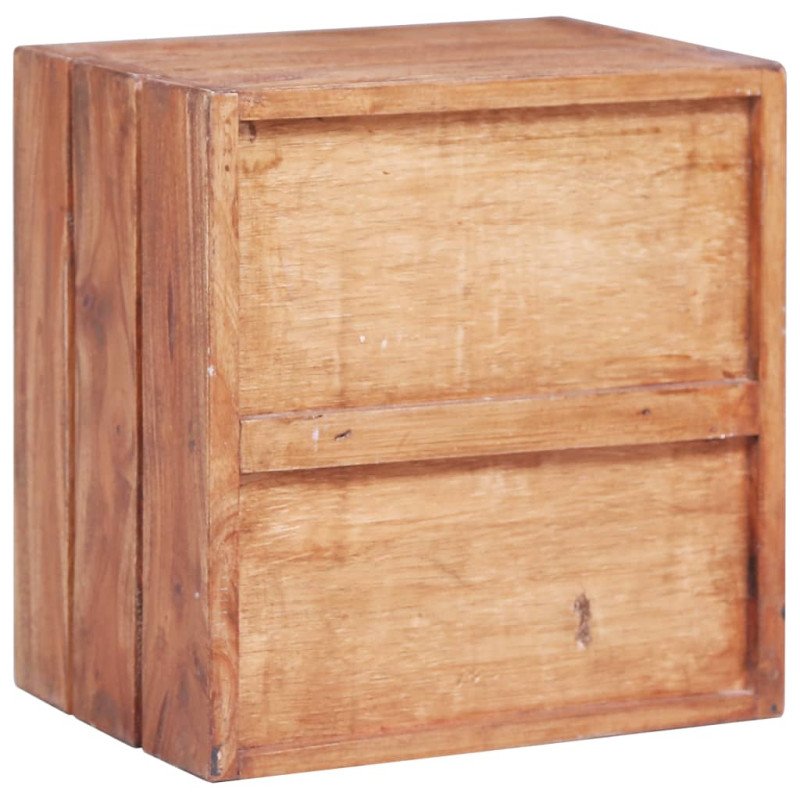 vidaXL Nočný stolík s 3 zásuvkami 35x25x35 cm, recyklovaný masív