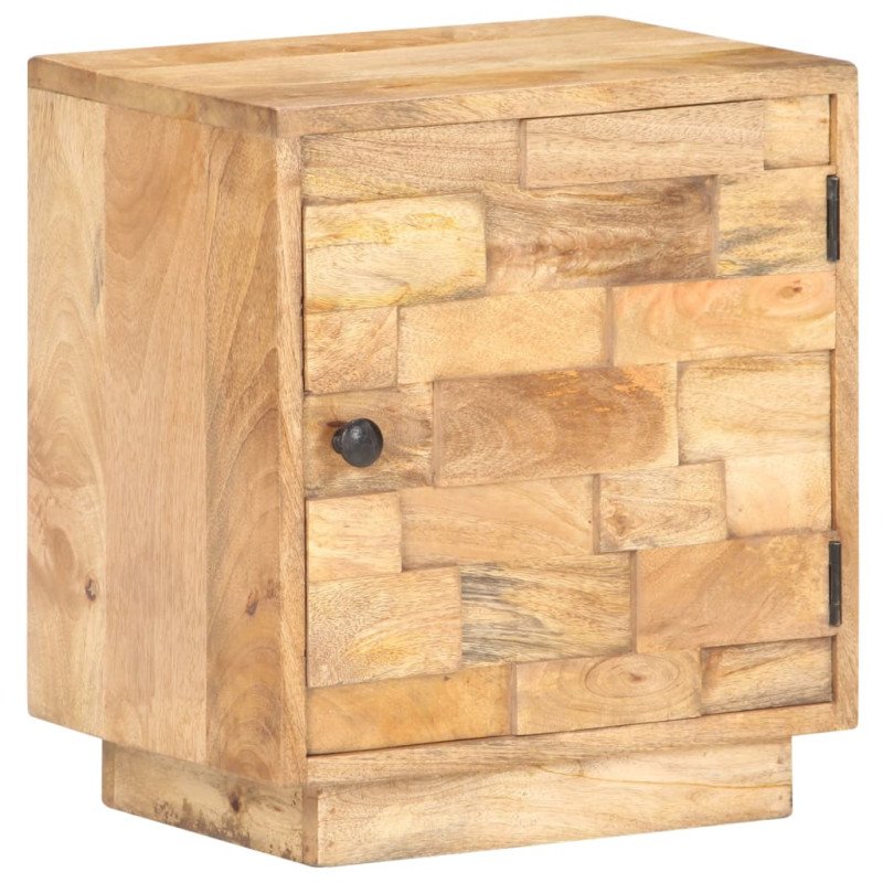 vidaXL Nočný stolík 40x30x45 cm mangovníkový masív