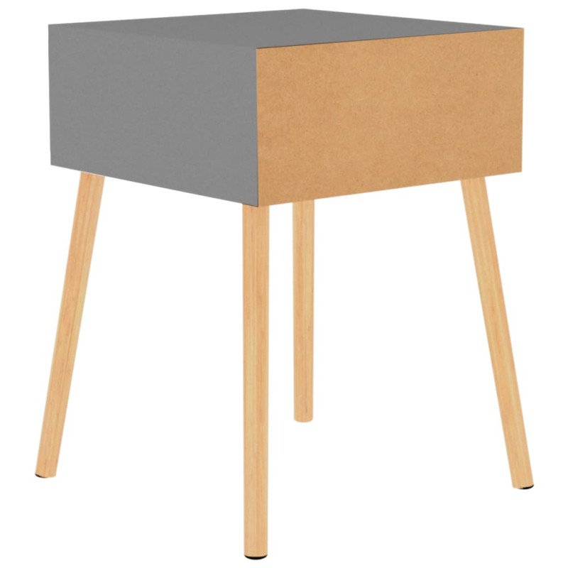 vidaXL Nočné stolíky 2 ks sivé 40x40x56 cm drevotrieska
