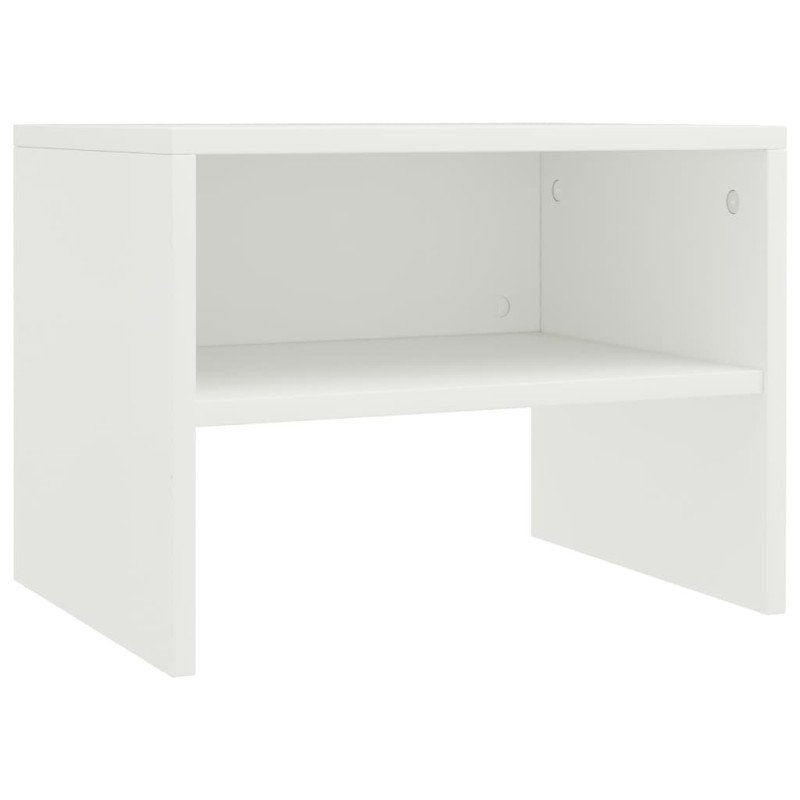 vidaXL Nočné stolíky 2 ks biele 40x30x30 cm drevotrieska 