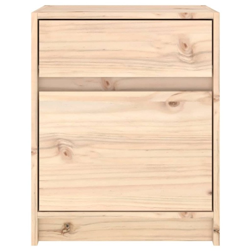 vidaXL Nočné stolíky 2 ks 40x31x50 cm, borovicový masív