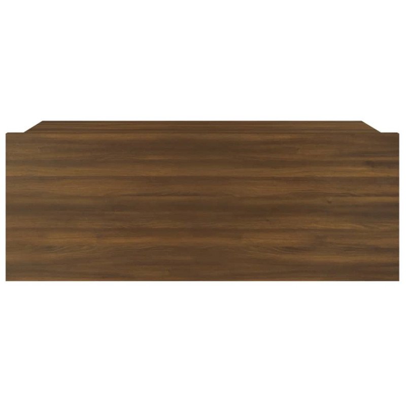 vidaXL Nástenné nočné stolíky 2 ks hnedý dub 40x30x15cm sprac. drevo