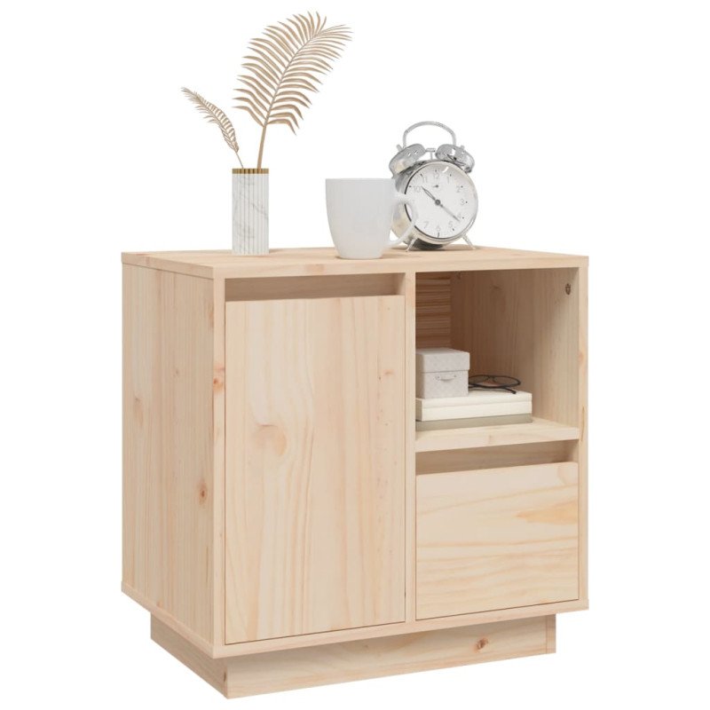 vidaXL Nočné stolíky 2 ks 50x34x50 cm borovicový masív