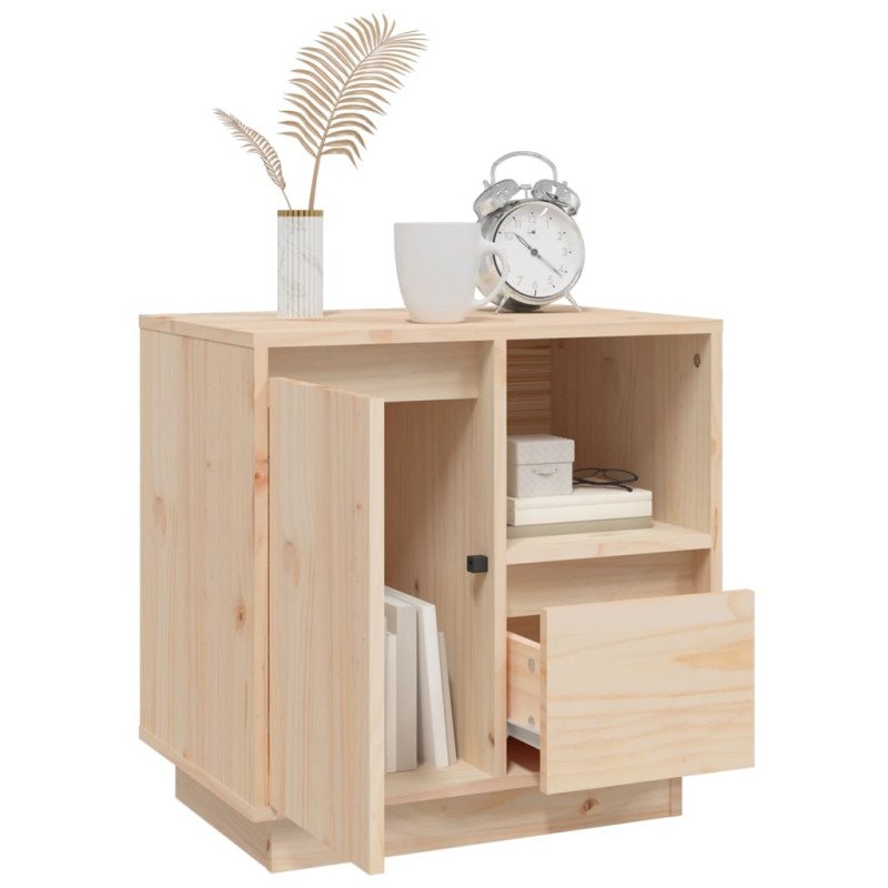 vidaXL Nočné stolíky 2 ks 50x34x50 cm borovicový masív