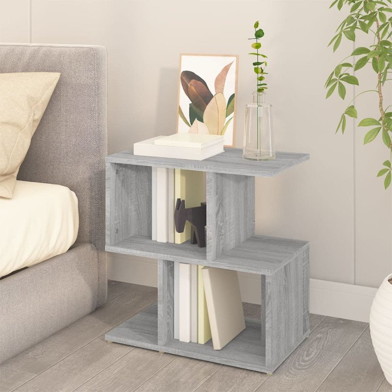 vidaXL Nočné stolíky 2ks sivý dub sonoma 50x30x51,5cm spracované drevo