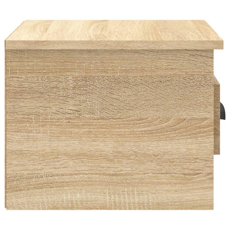 vidaXL Nástenné nočné stolíky 2 ks dub sonoma 41,5x36x28cm