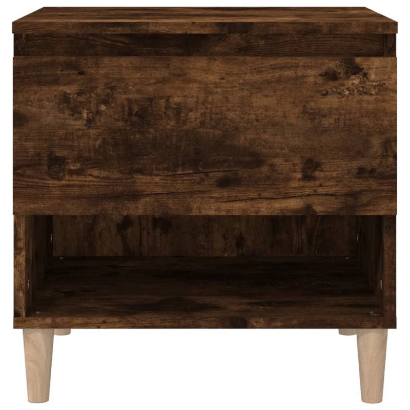 vidaXL Nočné stolíky 2 ks dymový dub 50x46x50 spracované drevo