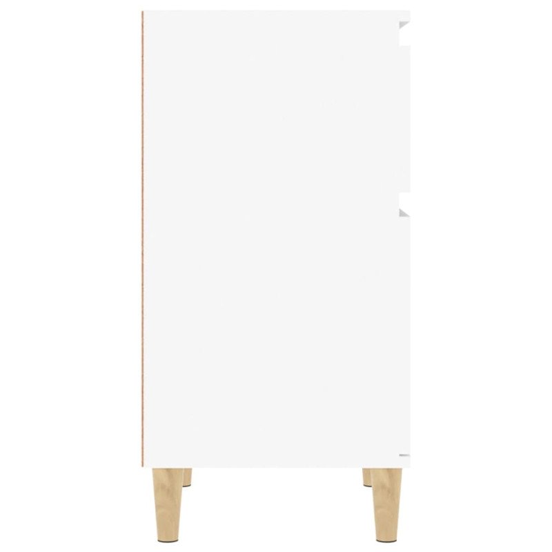 vidaXL Nočné stolíky 2 ks biele 40x35x70 cm