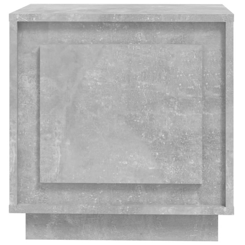 vidaXL Nočný stolík betónovo sivý 44x35x45 cm spracované drevo