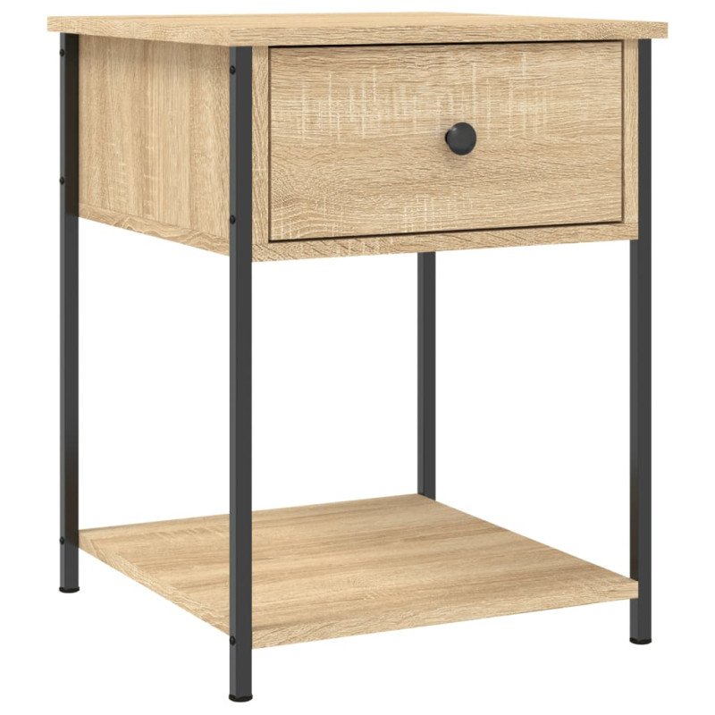 vidaXL Nočné stolíky 2 ks dub sonoma 44x45x58 cm kompozitné drevo