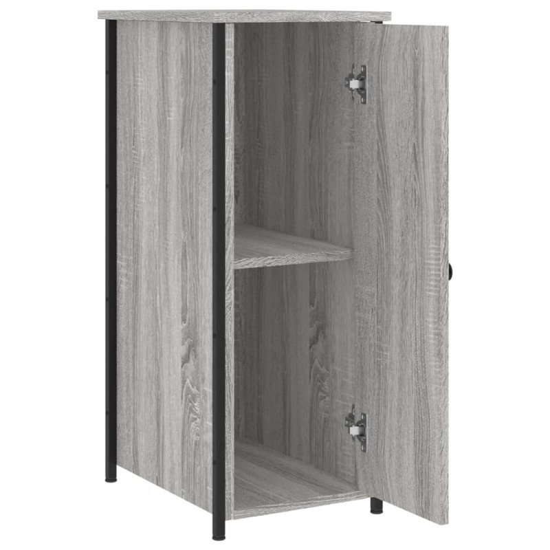 vidaXL Nočný stolík sivý sonoma 32x42x80 cm kompozitné drevo