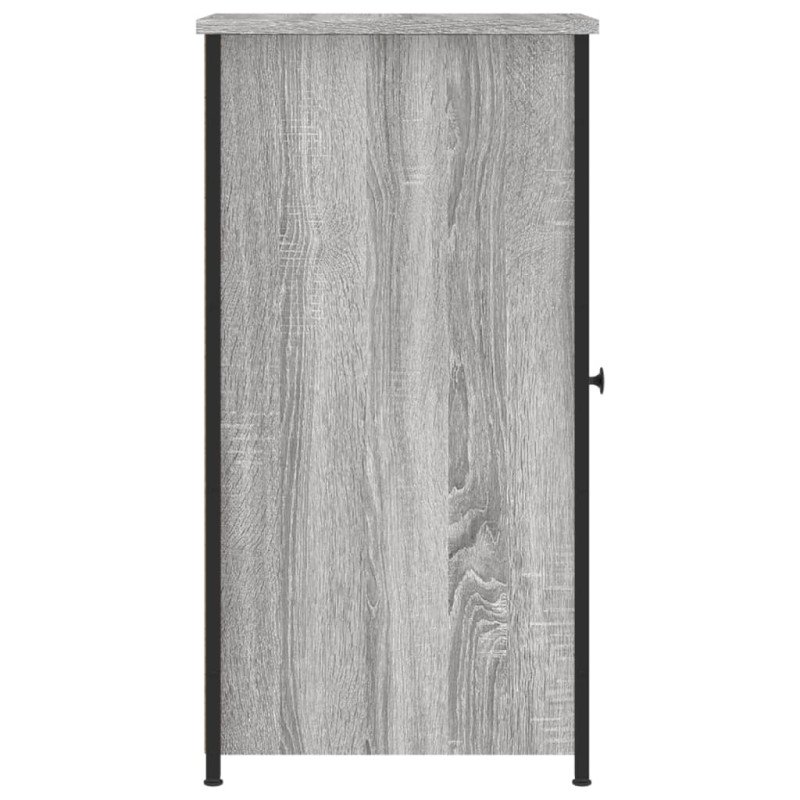 vidaXL Nočný stolík sivý sonoma 32x42x80 cm kompozitné drevo