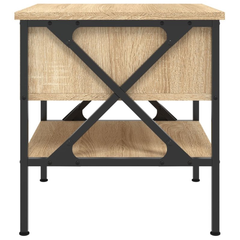 vidaXL Nočný stolík dub sonoma 40x42x45 cm kompozitné drevo