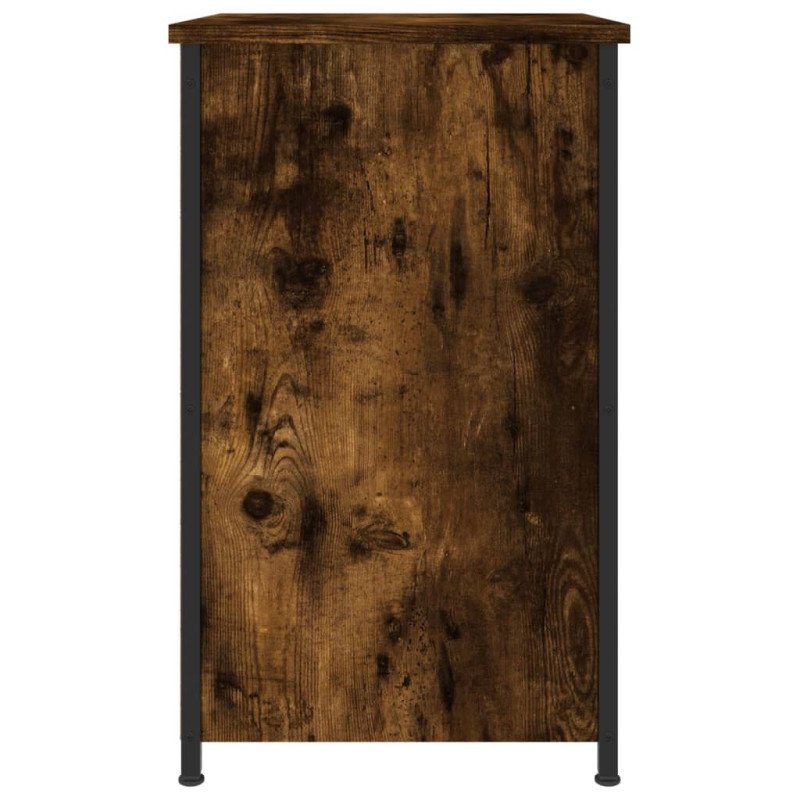 vidaXL Nočný stolík dymový dub 40x36x60 cm kompozitné drevo