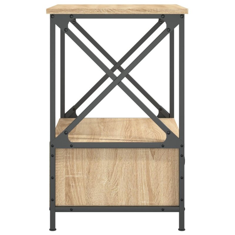 vidaXL Nočný stolík dub sonoma 50x41x65 cm kompozitné drevo
