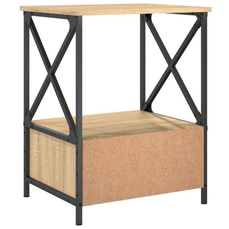 vidaXL Nočný stolík dub sonoma 50x41x65 cm kompozitné drevo