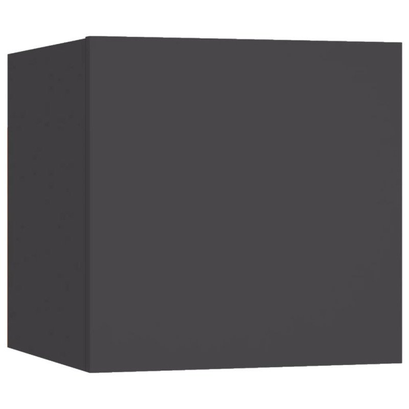 vidaXL Nočné stolíky 2 ks sivé 30,5x30x30 cm drevotrieska