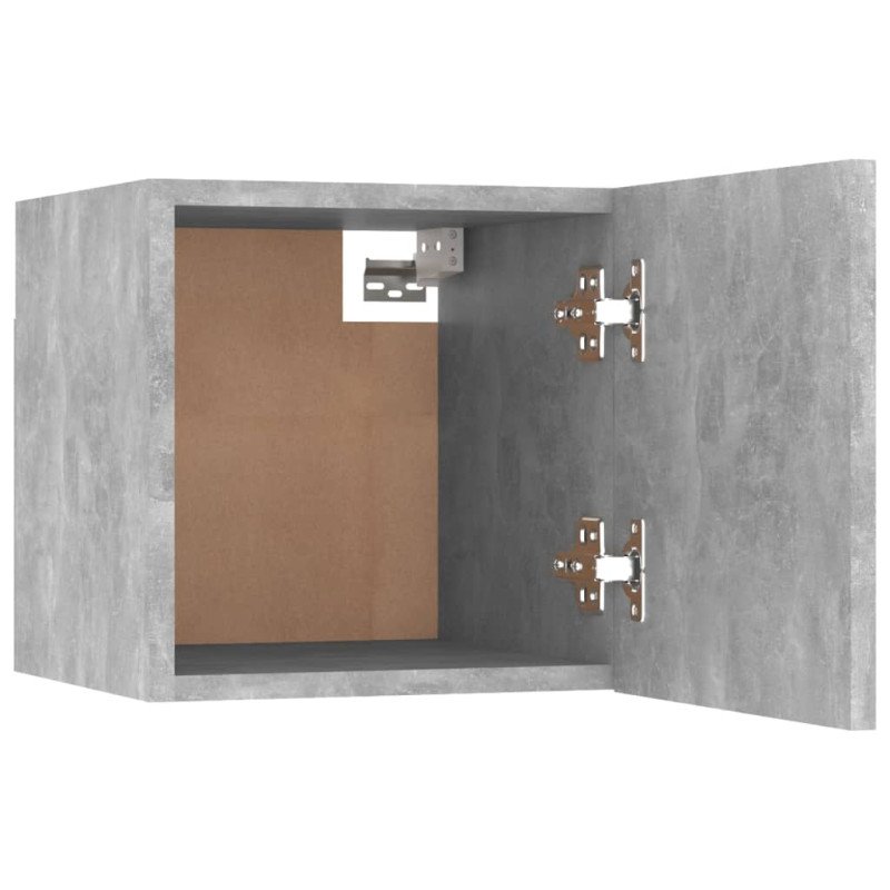 vidaXL Nočný stolík betónovosivý 30,5x30x30 cm drevotrieska