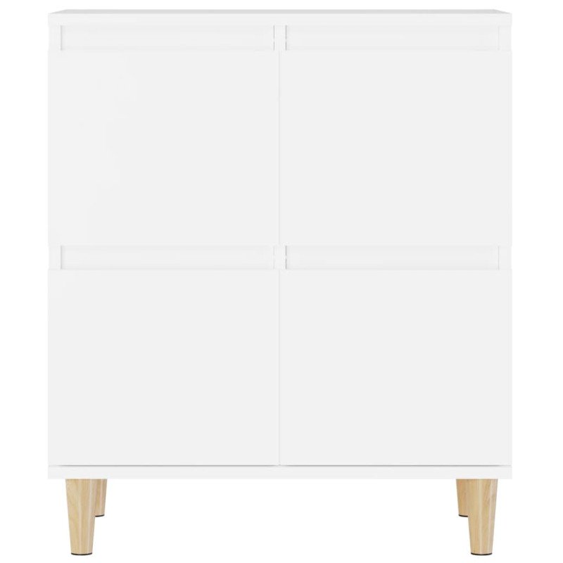 vidaXL Komody 2 ks biele 60x35x70 cm kompozitné drevo