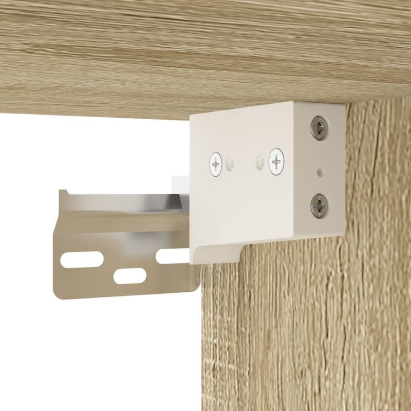 vidaXL Nástenná TV skrinka dub sonoma 57x34,5x40 cm