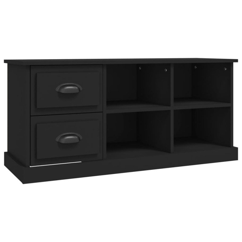 vidaXL TV skrinka čierna 102x35,5x47,5 cm kompozitné drevo