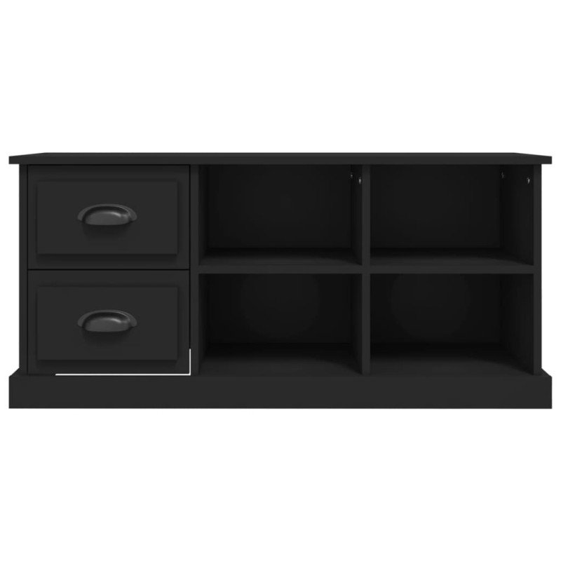 vidaXL TV skrinka čierna 102x35,5x47,5 cm kompozitné drevo