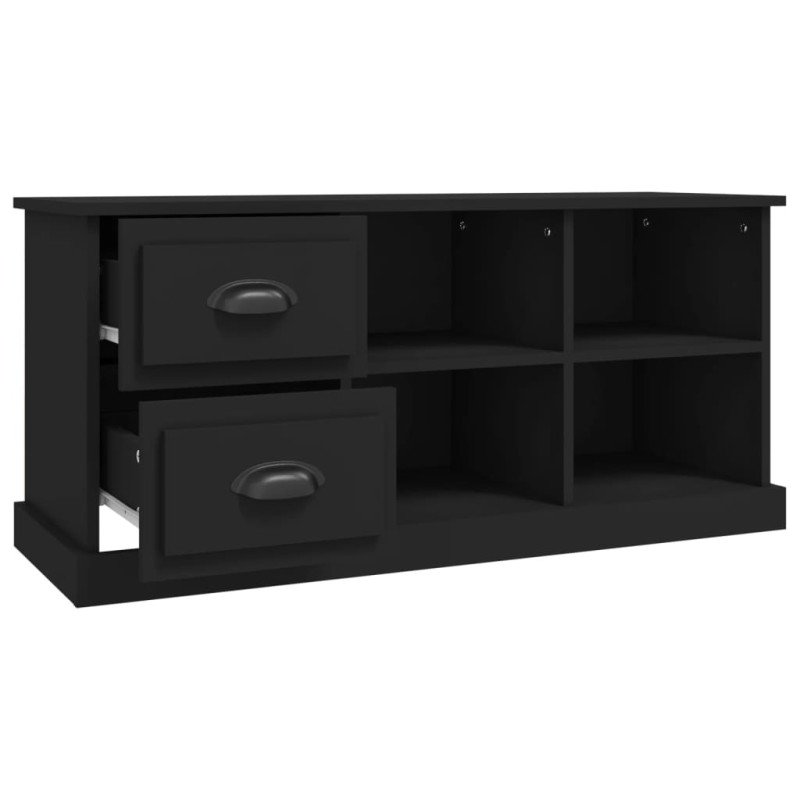 vidaXL TV skrinka čierna 102x35,5x47,5 cm kompozitné drevo