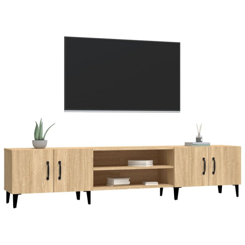vidaXL TV skrinka dub sonoma 180x31,5x40 cm kompozitné drevo
