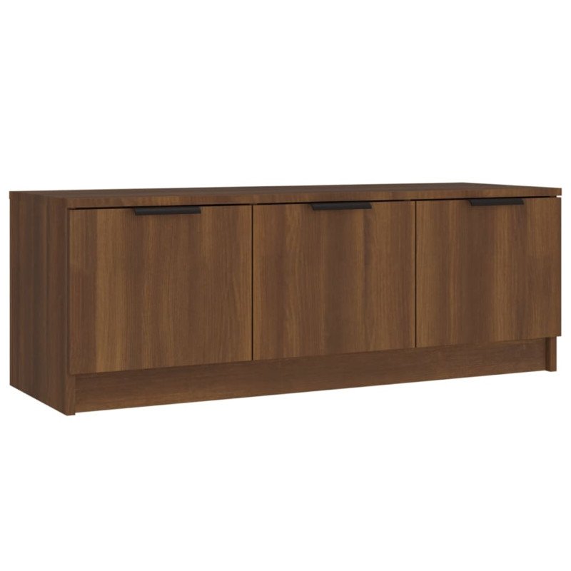 vidaXL TV skrinka, hnedý dub 102x35x36,5 cm, kompozitné drevo