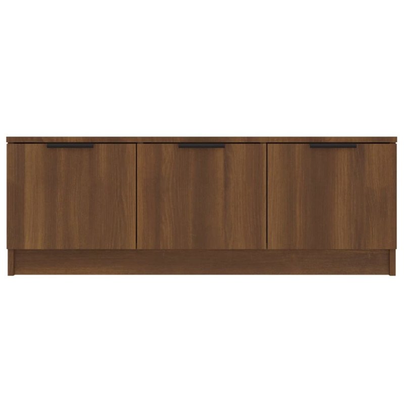 vidaXL TV skrinka, hnedý dub 102x35x36,5 cm, kompozitné drevo