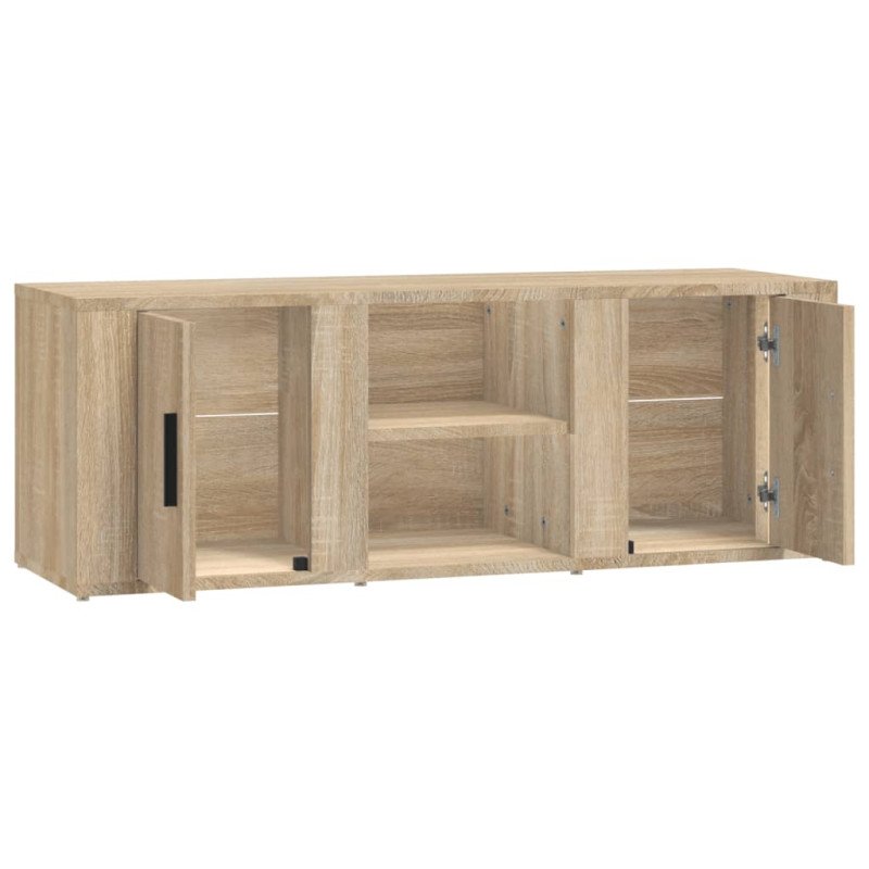 vidaXL TV skrinka dub sonoma 100x31,5x35 cm spracované drevo